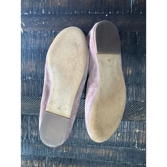 Sam Edelman Felicia Ballet Flats Pink Suede Size 8.5 Loafers bailarina - Picture 3 of 5